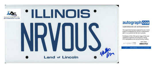 MATTHEW BRODERICK AUTOGRAPH SIGNED LICENSE PLATE FERRIS BUELLER DAY OFF ACOA