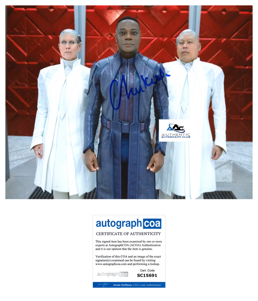 CHUKWUDI IWUJ AUTOGRAPH SIGNED 8x10 PHOTO GUARDIANS OF THE GALAXY GOTG ACOA