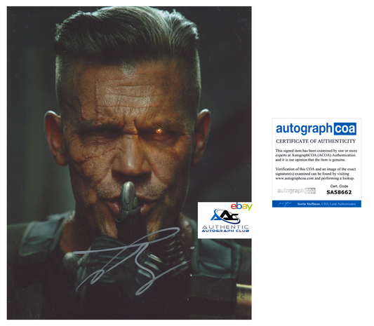 JOSH BROLIN AUTOGRAPH SIGNED 11x14 PHOTO CABLE DEADPOOL 2 ACOA