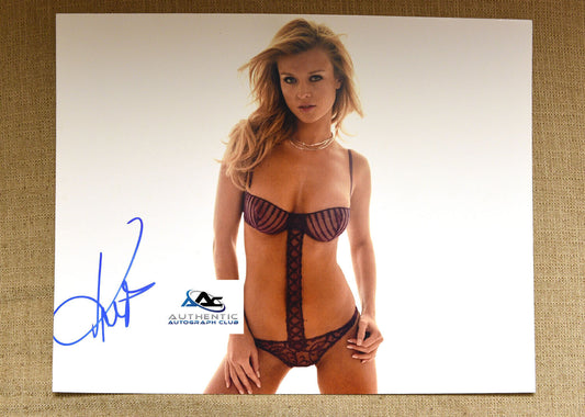 JOANNA KRUPA AUTOGRAPH SIGNED 11x14 PHOTO SEXY HOT MODEL COA