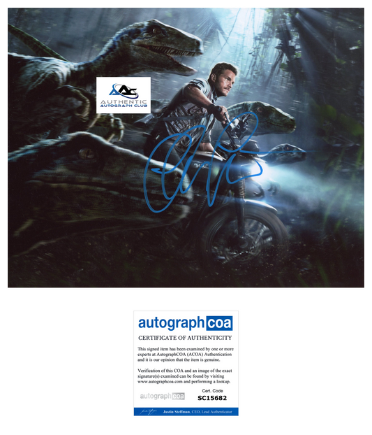 CHRIS PRATT AUTOGRAPH SIGNED 8x10 PHOTO STAR-LORD GUARDIANS OF THE GALAXY GOTG