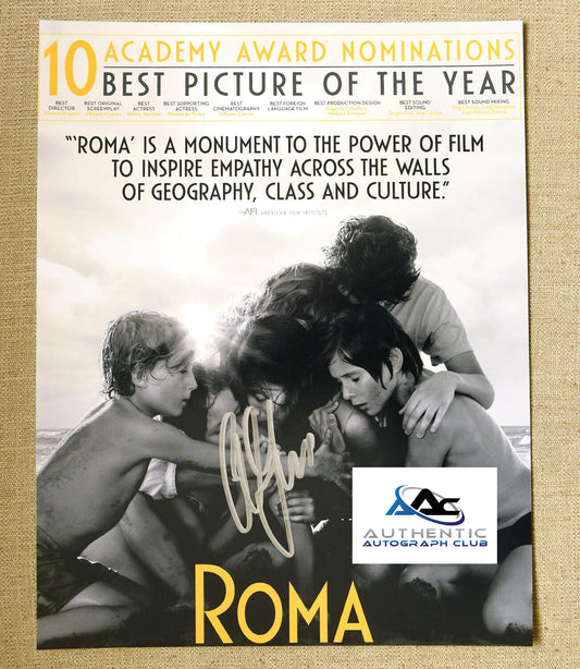 DIRECTOR ALFONSO CUARON AUTOGRAPH SIGNED 11X14 PHOTO ROMA COA