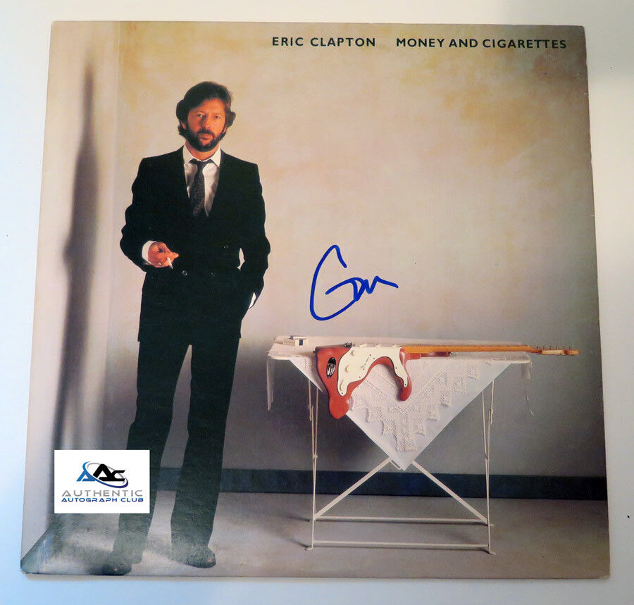 ERIC CLAPTON AUTOGRAPH SIGNED MONEY AND CIGARETTES ALBUM VINYL LP COA