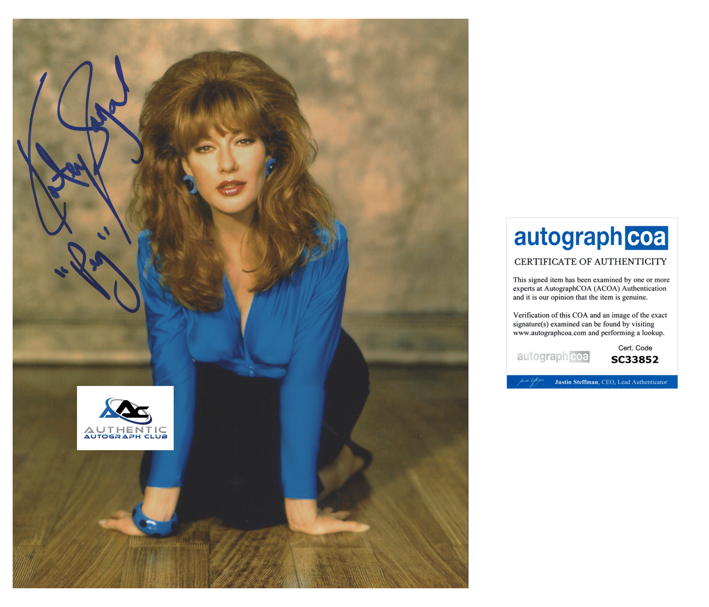 KATEY SEGAL AUTOGRAPH SIGNED MARRIED WITH CHILDREN PEGGY BUNDY 8X10 PHOTO ACOA