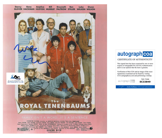 WES ANDERSON AUTOGRAPH SIGNED THE ROYAL TENENBAUMS 8X10 PHOTO ACOA