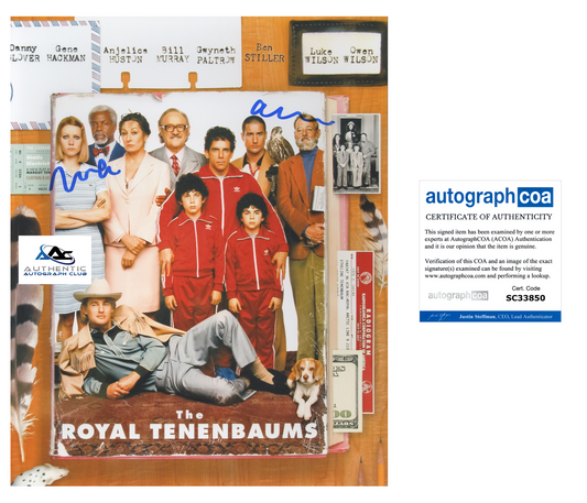 WES ANDERSON AUTOGRAPH SIGNED THE ROYAL TENENBAUMS 8X10 PHOTO ACOA