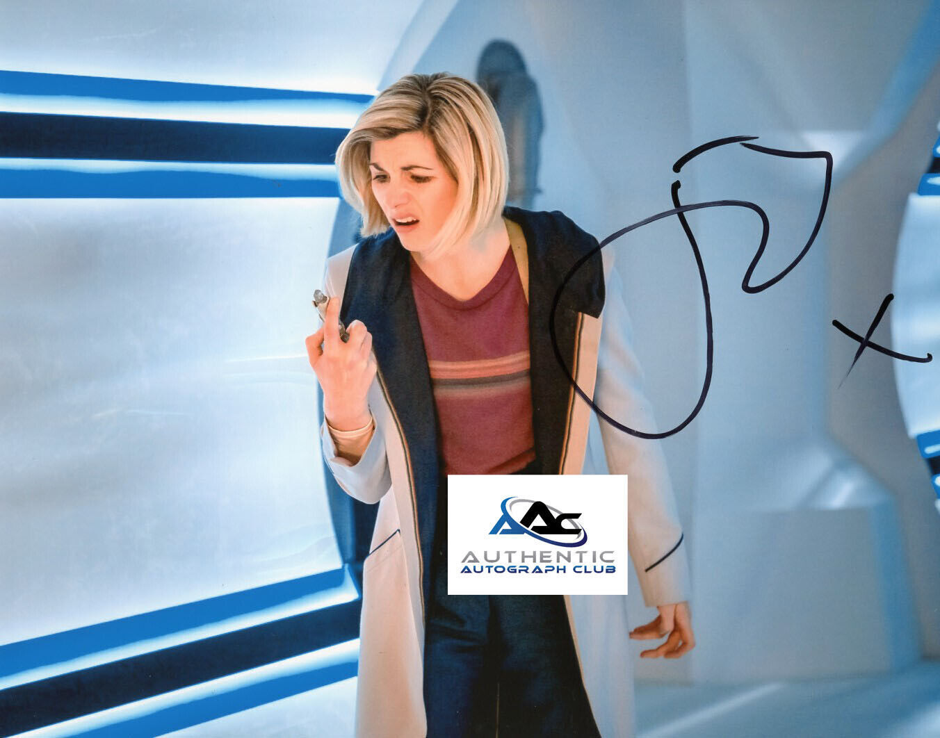 JODIE WHITTAKER AUTOGRAPH SIGNED 8X10 PHOTO DR WHO COA