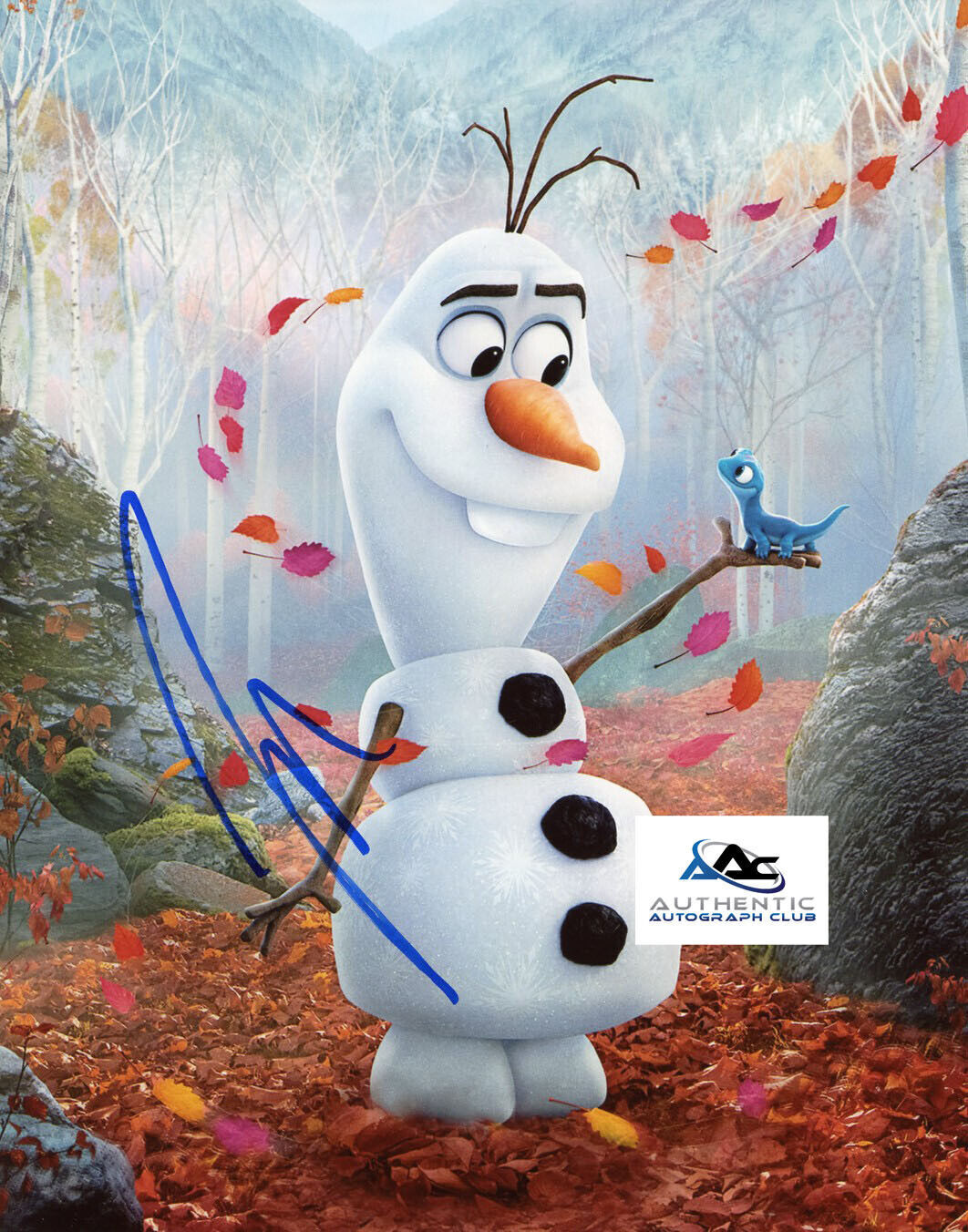 JOSH GAD AUTOGRAPH SIGNED 8x10 PHOTO FROZEN 2 OLAF DISNEY COA