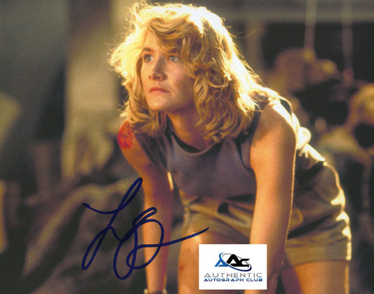 LAURA DERN AUTOGRAPH SIGNED 8X10 PHOTO JURASSIC PARK COA