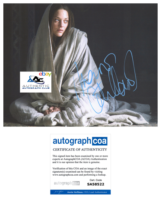 MARION COTILLARD AUTOGRAPH SIGNED 8X10 PHOTO ACOA