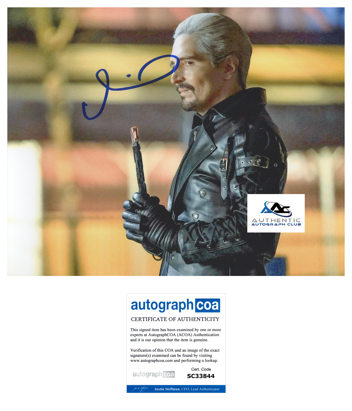 DAVID DASTMALCHIAN AUTOGRAPH SIGNED 8x10 PHOTO POLKA-DOT MAN SUICIDE SQUAD ACOA