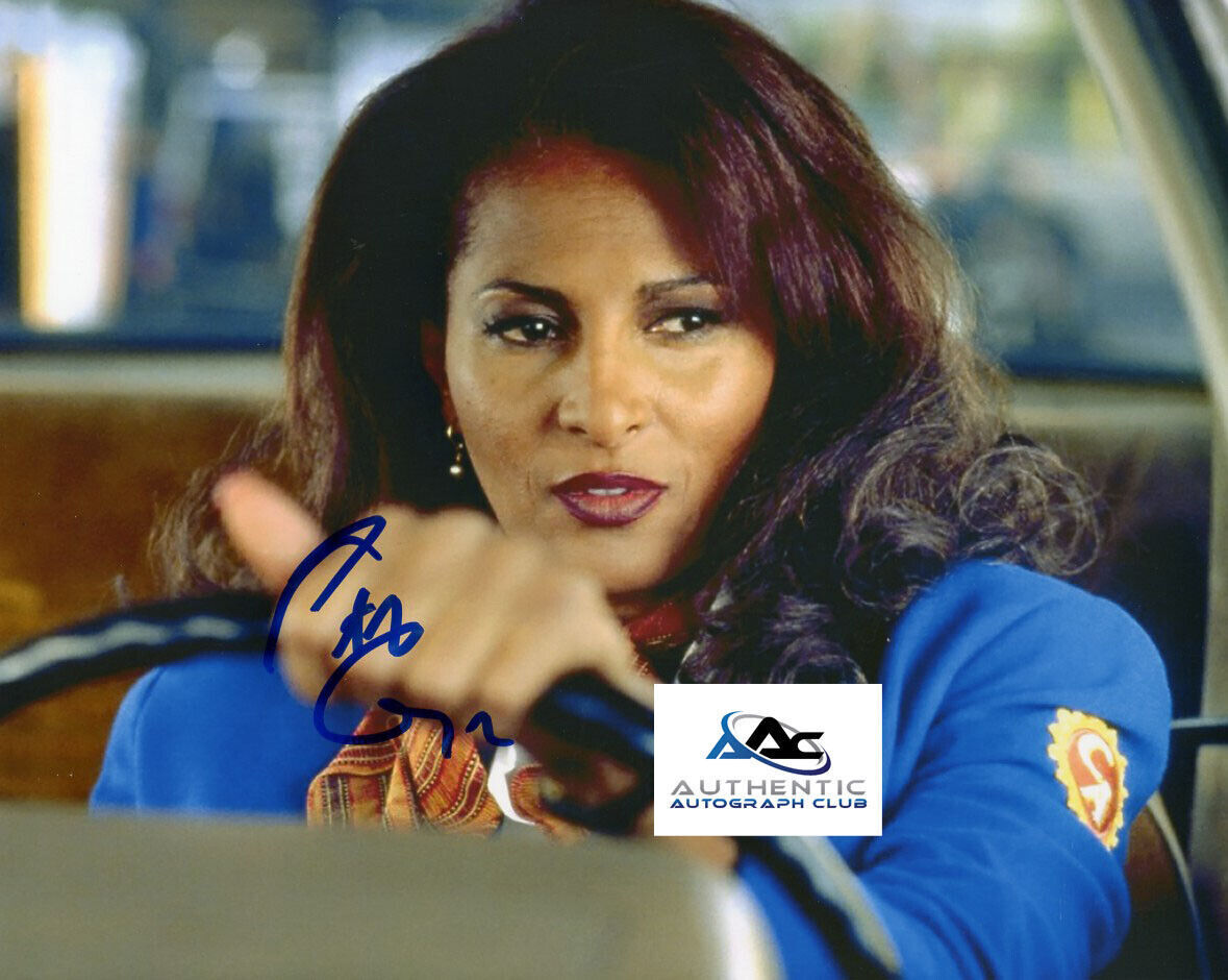 PAM GRIER AUTOGRAPH SIGNED 8x10 PHOTO FOXY BROWN JACKIE BROWN COA