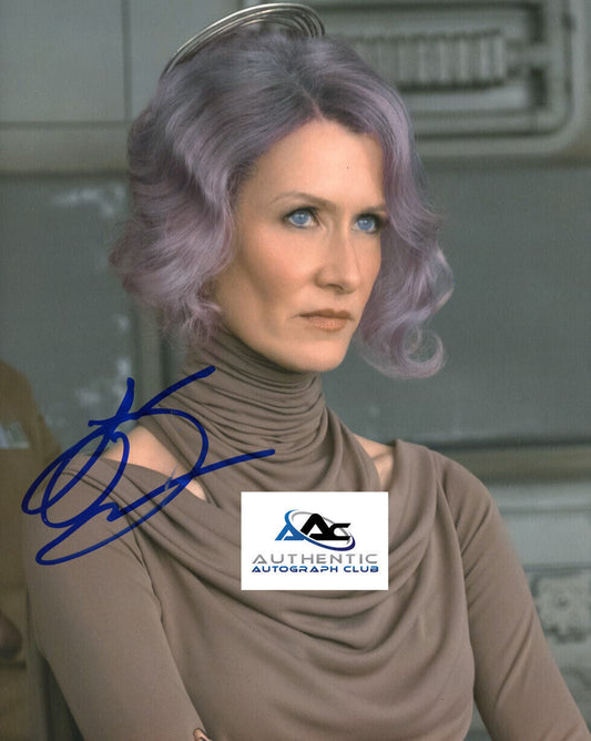 LAURA DERN AUTOGRAPH SIGNED 8X10 PHOTO STAR WARS THE LAST JEDI COA