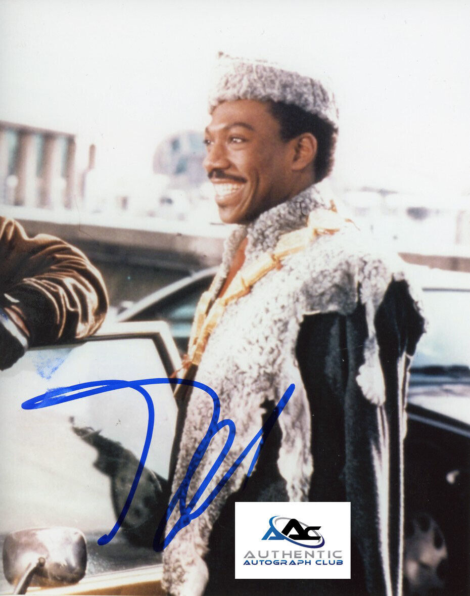 EDDIE MURPHY AUTOGRAPH SIGNED 8x10 PHOTO COMING TO AMERICA COA