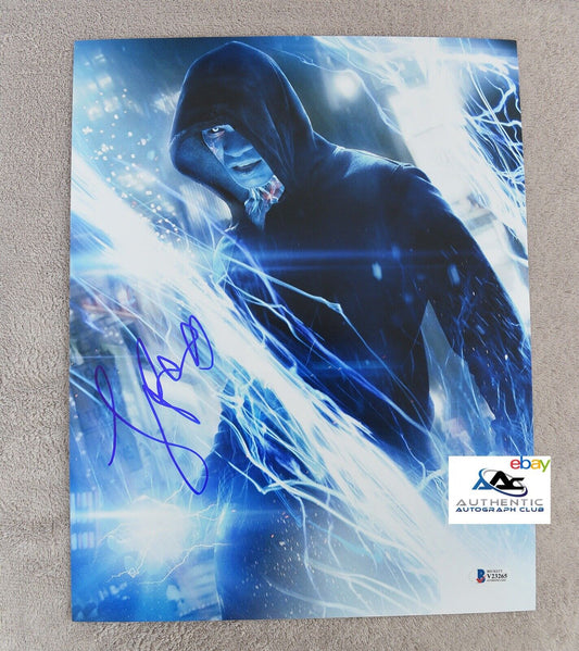 JAMIE FOXX AUTOGRAPH SIGNED 11x14 PHOTO AMAZING SPIDERMAN 2 MARVEL BECKETT BAS