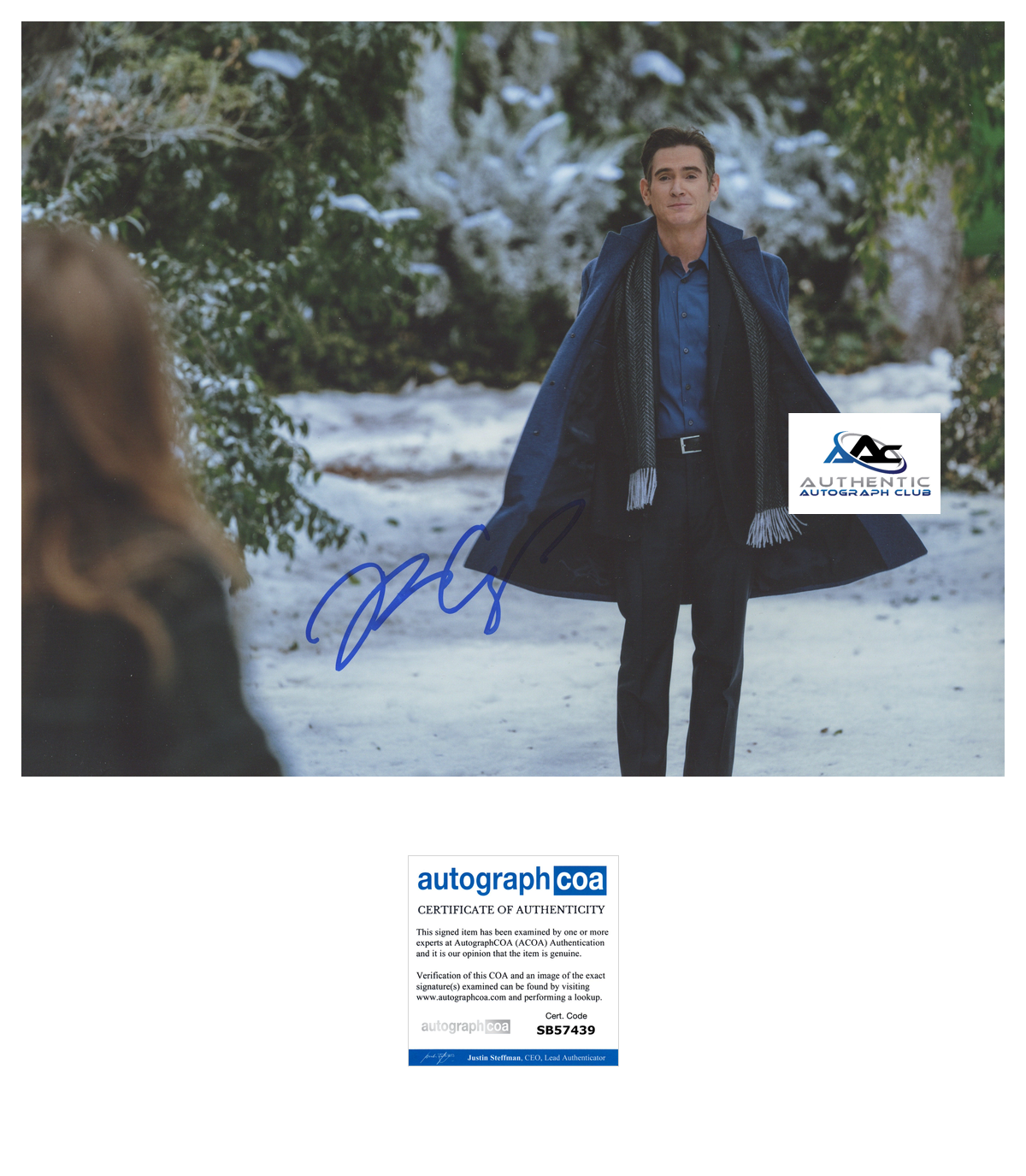 BILLY CRUDUP AUTOGRAPH SIGNED 11x14 PHOTO ACOA