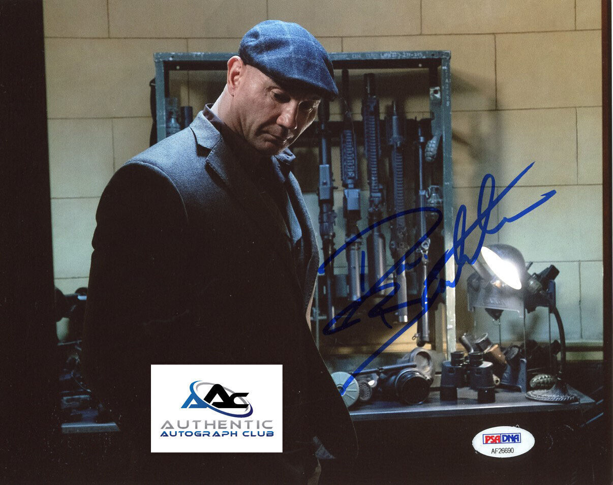 DAVE BAUTISTA AUTOGRAPH SIGNED 8x10 PHOTO DRAX GUARDIANS OF THE GALAXY VOL.2 PSA