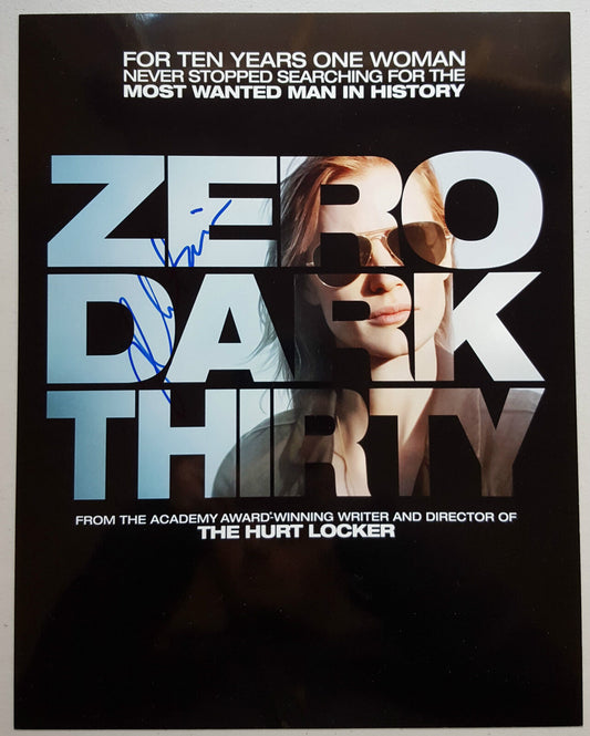 JESSICA CHASTAIN autograph signed 11X14 photo Zero Dark Thirty COA