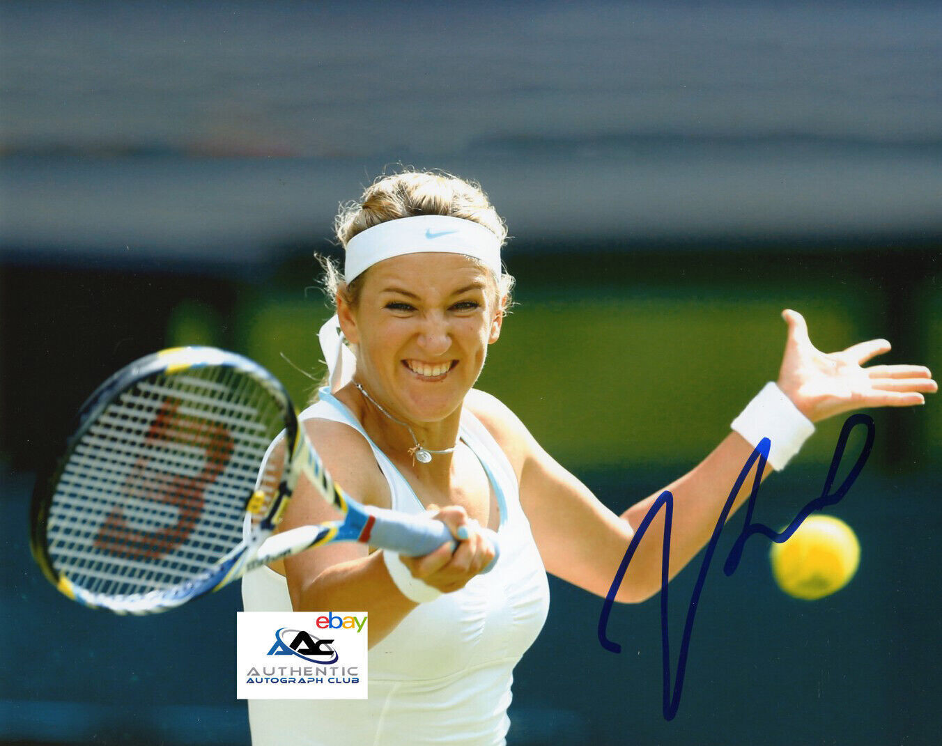 VICTORIA AZARENKA AUTOGRAPH SIGNED 8x10 PHOTO TENNIS CHAMPION COA