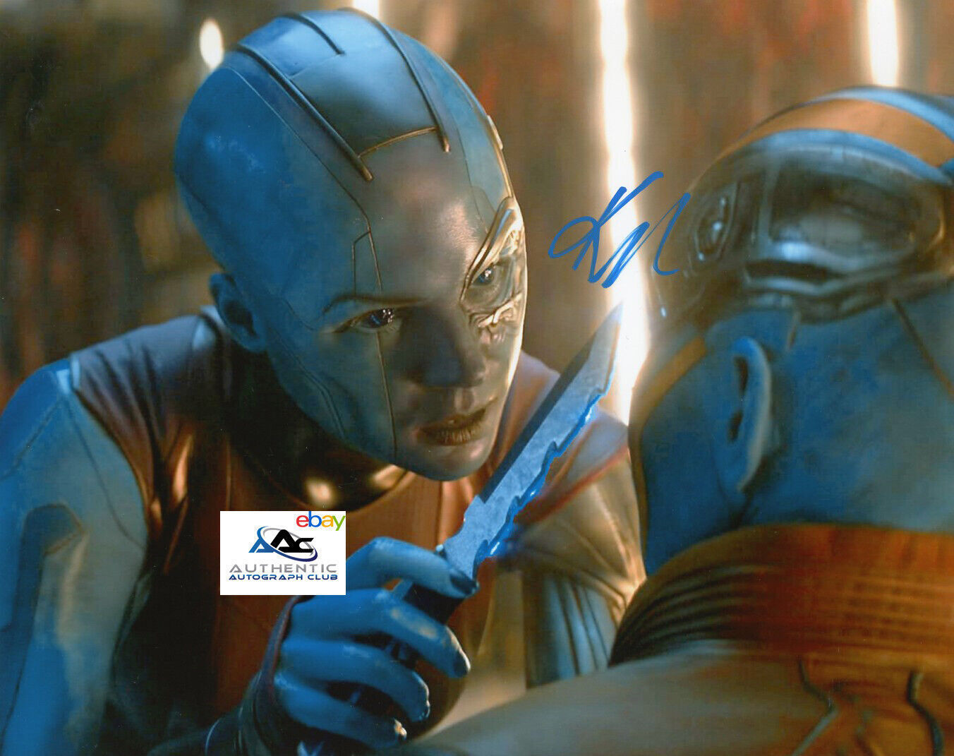 KAREN GILLAN AUTOGRAPH SIGNED 8X10 PHOTO NEBULA AVENGERS ENDGAME GOTG COA