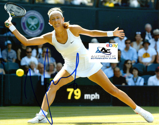 VICTORIA AZARENKA AUTOGRAPH SIGNED 8x10 PHOTO TENNIS CHAMPION COA