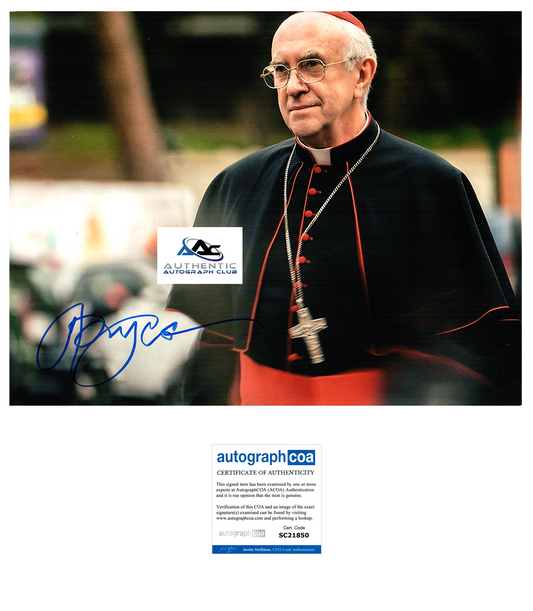 JONATHAN PRYCE AUTOGRAPH SIGNED 11X14 PHOTO THE TWO POPES ACOA