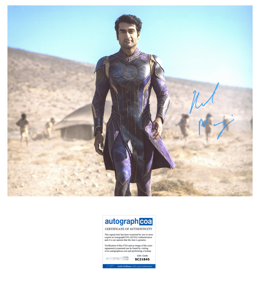 KUMAIL NANJIANI AUTOGRAPH SIGNED 11X14 PHOTO MARVEL ETERNALS ACOA