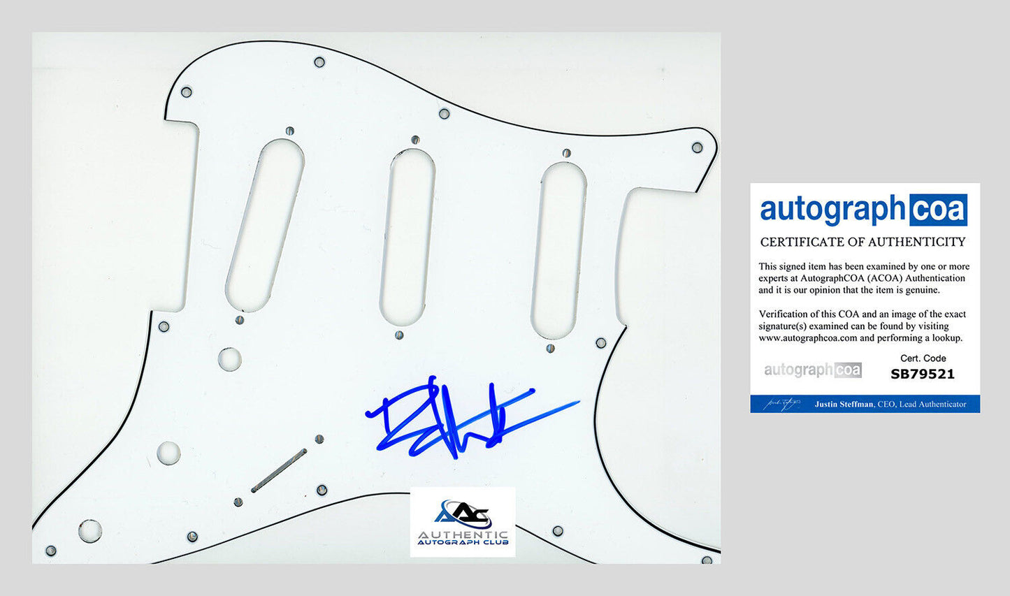 DAVE MATTHEWS AUTOGRAPH SIGNED GUITAR PICKGUARD SCRATCHPLATE ACOA COA