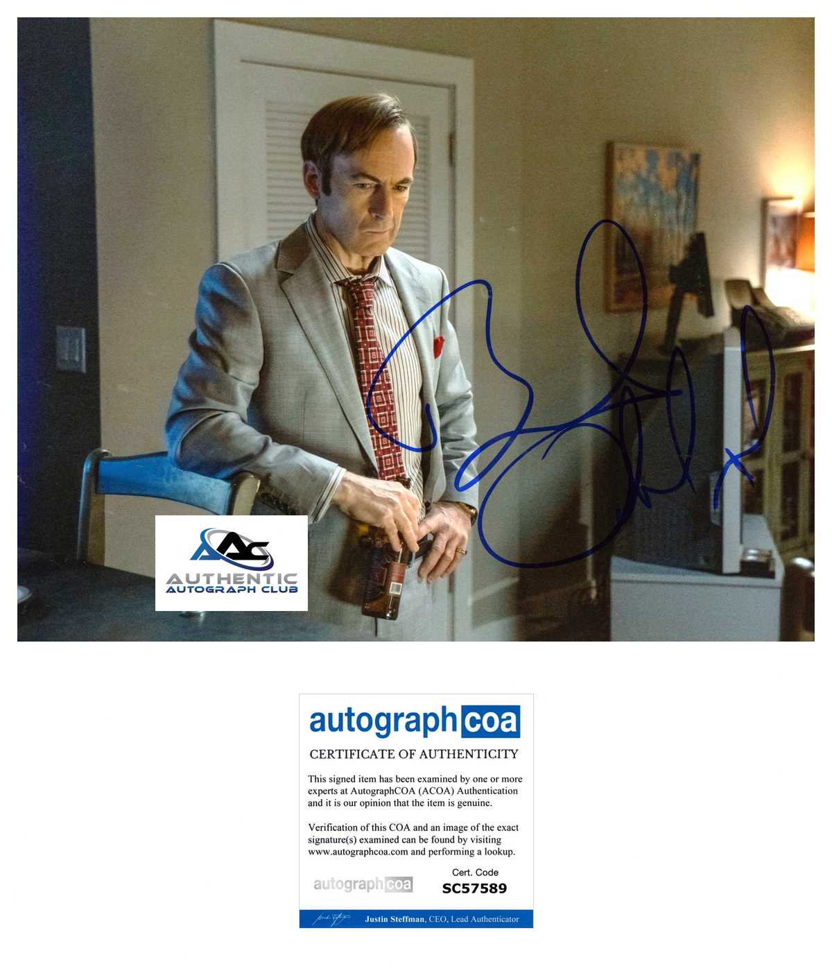 BOB ODENKIRK AUTOGRAPH SIGNED 8x10 PHOTO BREAKING BAD BETTER CALL SAUL ACOA