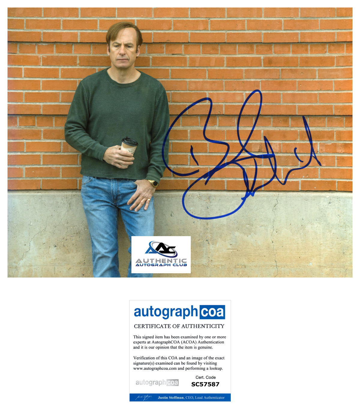 BOB ODENKIRK AUTOGRAPH SIGNED 8x10 PHOTO BREAKING BAD BETTER CALL SAUL ACOA