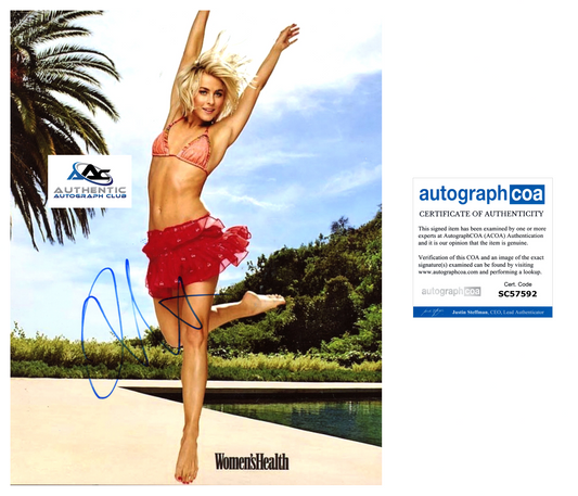 JULIANNE HOUGH AUTOGRAPH SIGNED 8x10 PHOTO FOOTLOOSE ROCK OF AGES DANCING ACOA