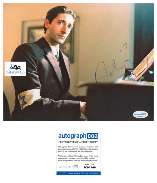 ADRIEN BRODY AUTOGRAPH SIGNED 8X10 PHOTO ACOA