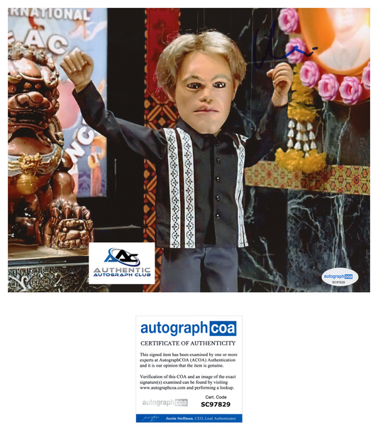 MATT DAMON AUTOGRAPH SIGNED 8x10 PHOTO TEAM AMERICA ACOA