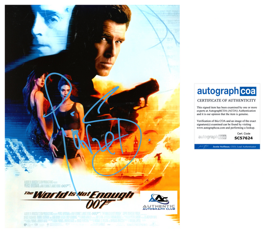 PIERCE BROSNAN AUTOGRAPH SIGNED 8x10 PHOTO JAMES BOND 007 ACOA