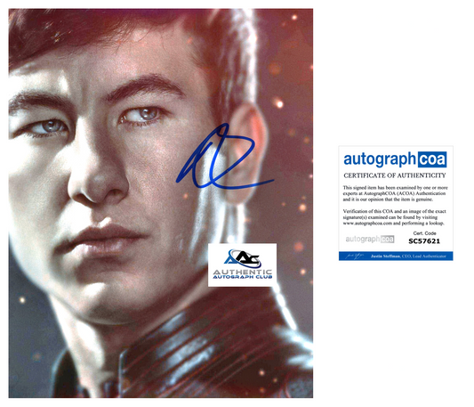 BARRY KEOGHAN AUTOGRAPH SIGNED 8X10 PHOTO ETERNALS MARVEL SALTBURN ACOA