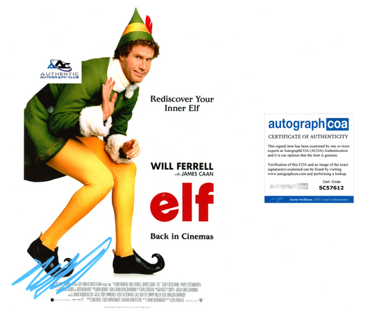 WILL FERRELL AUTOGRAPH SIGNED 8x10 PHOTO ELF ANCHORMAN ACOA