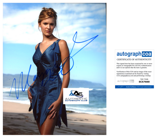 MAGGIE GRACE AUTOGRAPH SIGNED 8x10 PHOTO LOST FEAR THE WALKING DEAD ACOA