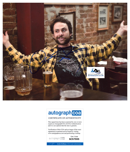 CHARLIE DAY AUTOGRAPH SIGNED 8x10 PHOTO ITS ALWAYS SUNNY IN PHILADELPHIA ACOA