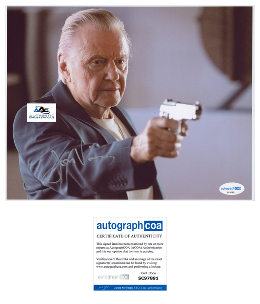 JON VOIGHT AUTOGRAPH SIGNED 8x10 PHOTO ACOA