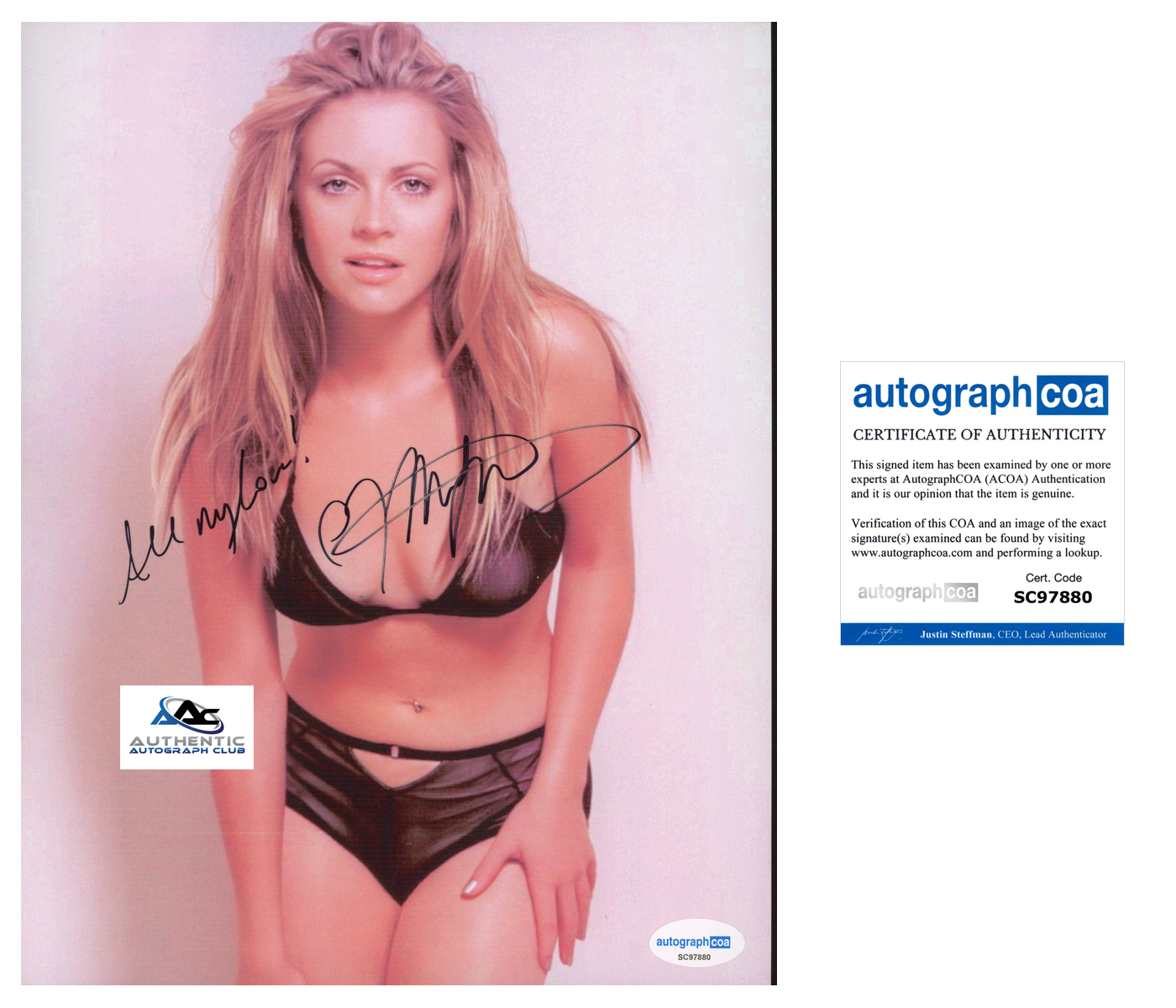 MELISSA JOAN HART AUTOGRAPH SIGNED 8x10 PHOTO ACOA