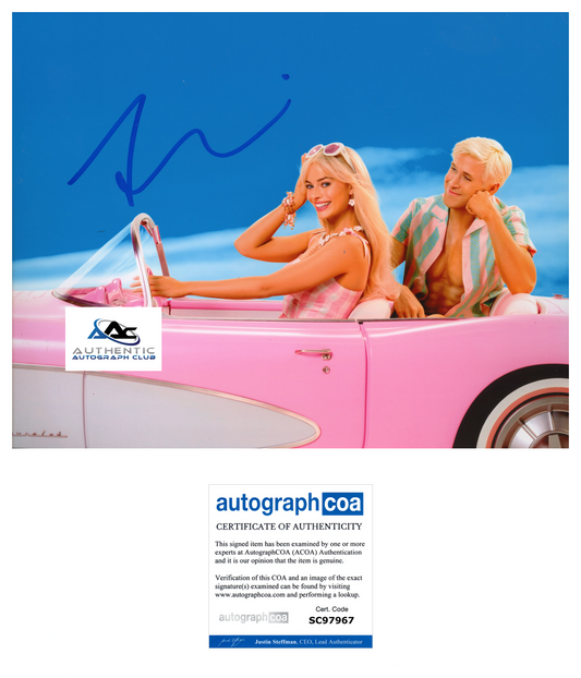 RYAN GOSLING AUTOGRAPH SIGNED 8x10 PHOTO KEN BARBIE MOVIE ACOA