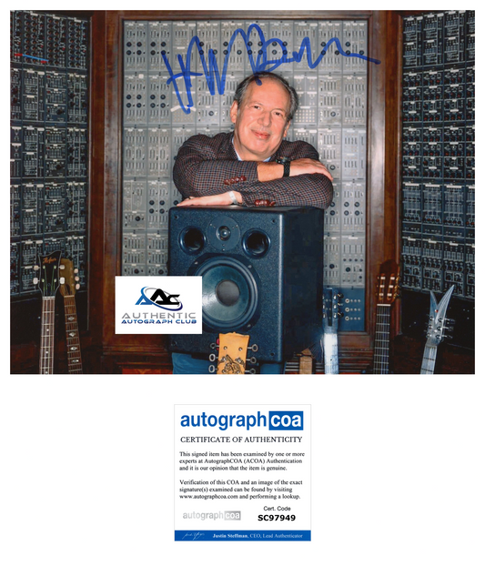 COMPOSER HANS ZIMMER AUTOGRAPH SIGNED 8x10 PHOTO ACOA