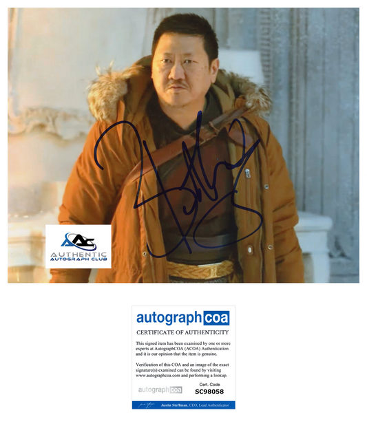 BENEDICT WONG AUTOGRAPH SIGNED 8X10 PHOTO MARVEL AVENGERS DR DOCTOR STRANGE ACOA