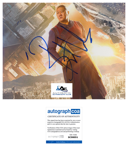 BENEDICT WONG AUTOGRAPH SIGNED 8X10 PHOTO MARVEL AVENGERS DR DOCTOR STRANGE ACOA