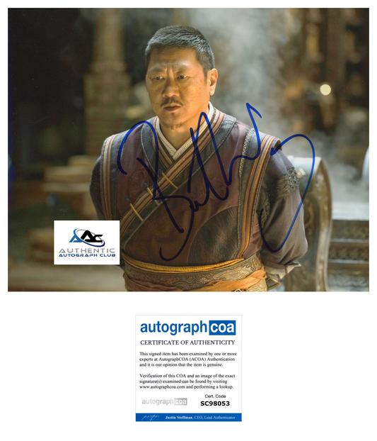 BENEDICT WONG AUTOGRAPH SIGNED 8X10 PHOTO MARVEL AVENGERS DR DOCTOR STRANGE ACOA