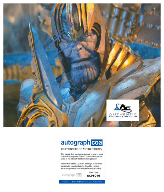 JOSH BROLIN AUTOGRAPH SIGNED 8X10 PHOTO THANOS AVENGERS MARVEL ACOA