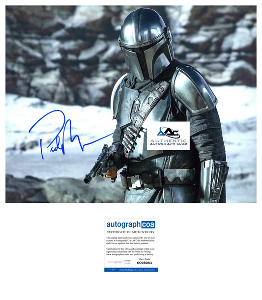 PEDRO PASCAL AUTOGRAPH SIGNED 11x14 PHOTO STAR WARS THE MANDALORIAN ACOA