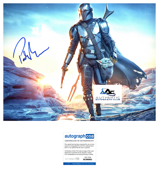 PEDRO PASCAL AUTOGRAPH SIGNED 11x14 PHOTO STAR WARS THE MANDALORIAN ACOA