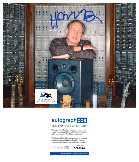 COMPOSER HANS ZIMMER AUTOGRAPH SIGNED 8x10 PHOTO ACOA