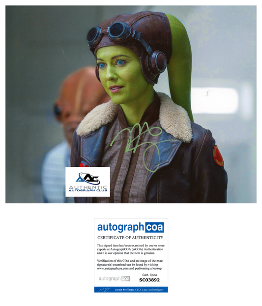 MARY ELIZABETH WINSTEAD AUTOGRAPH SIGNED 8X10 PHOTO HERA AHSOKA ACOA